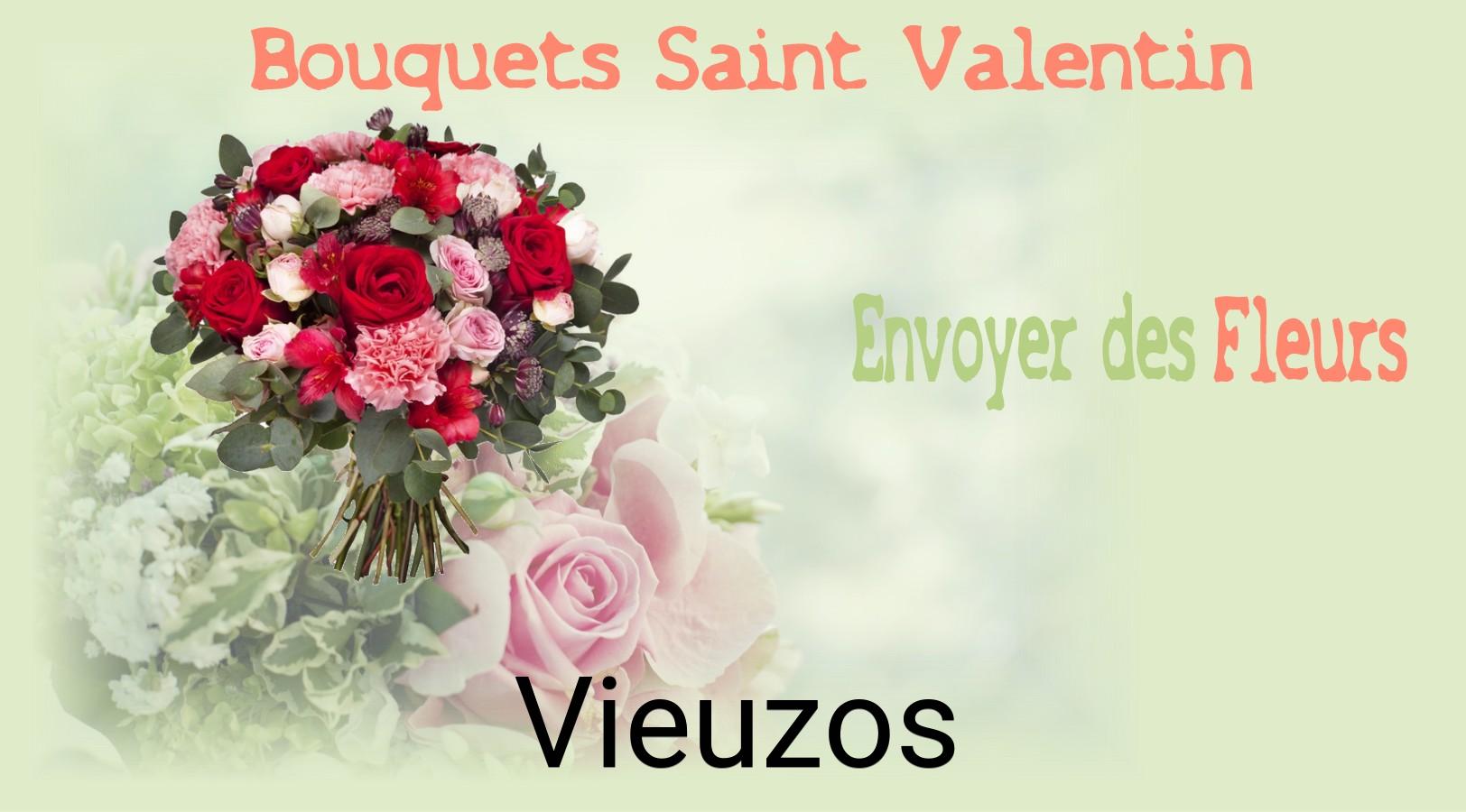 Roses de Saint-Valentin livrées à Vieuzos
